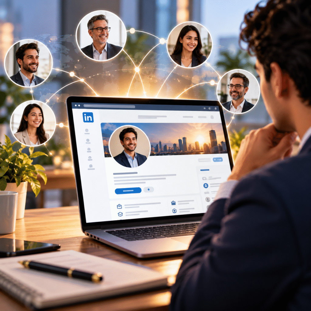 LinkedIn profile management